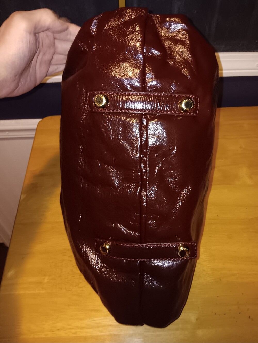 Marc Jacobs Rare Color Leather Tote Bag With Matching Pouch - Picture 3 of 5